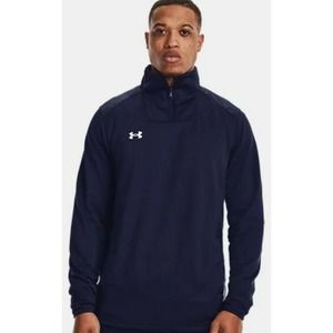 UNDER ARMOUR UA Command 1/4 Zip Jacket Loose Men's Sz XL Black 1360712